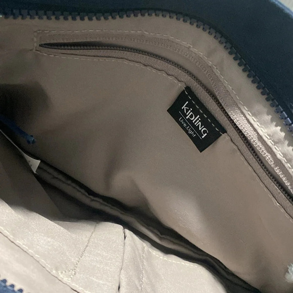 Kipling  Women's Angie Blue Crossbody with gorilla - Picture 5 of 7